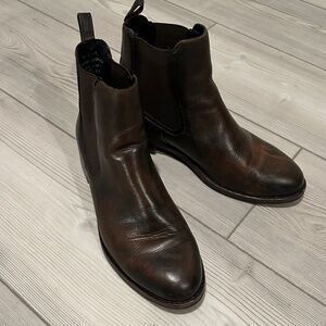 Thursday Duchess Chelsea Boots in Black Coffee - Women's Size 7